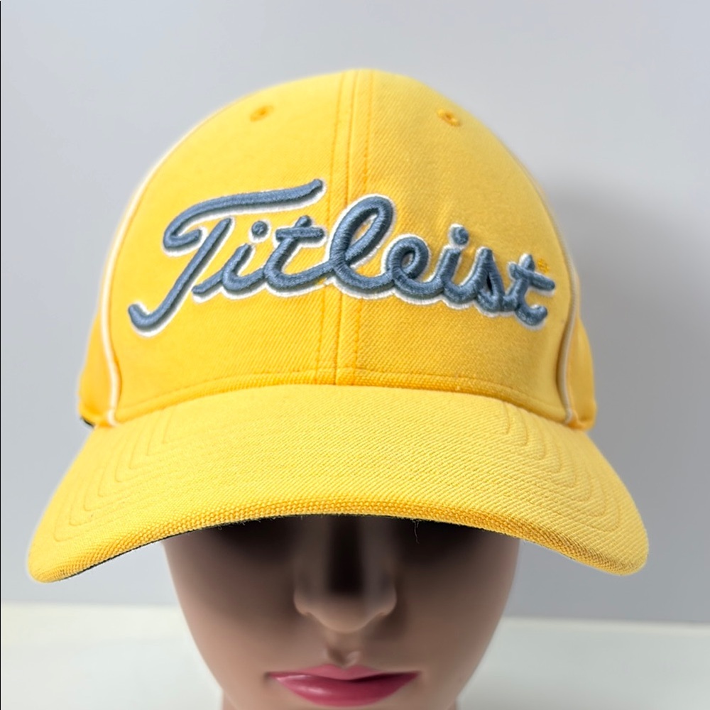 Titleist Yellow Baseball Cap with Embroidered Logo